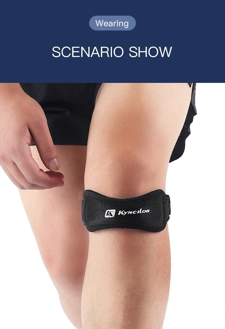 Kneecap Knee Tendon Support Strape Brace Adjustable Absorption Compression Pad Sleeve Basketball Patella Band