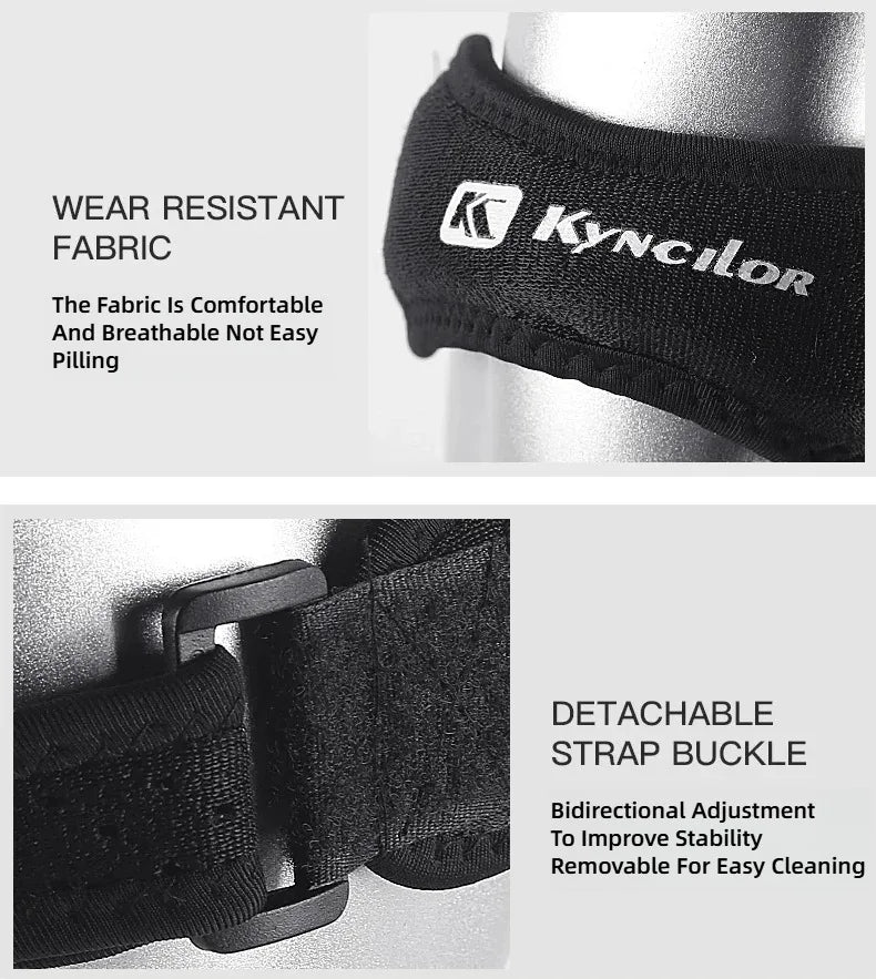 Kneecap Knee Tendon Support Strape Brace Adjustable Absorption Compression Pad Sleeve Basketball Patella Band