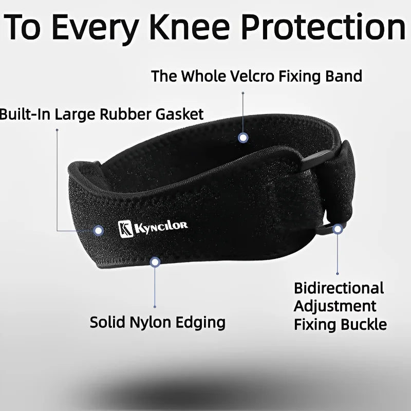 Kneecap Knee Tendon Support Strape Brace Adjustable Absorption Compression Pad Sleeve Basketball Patella Band